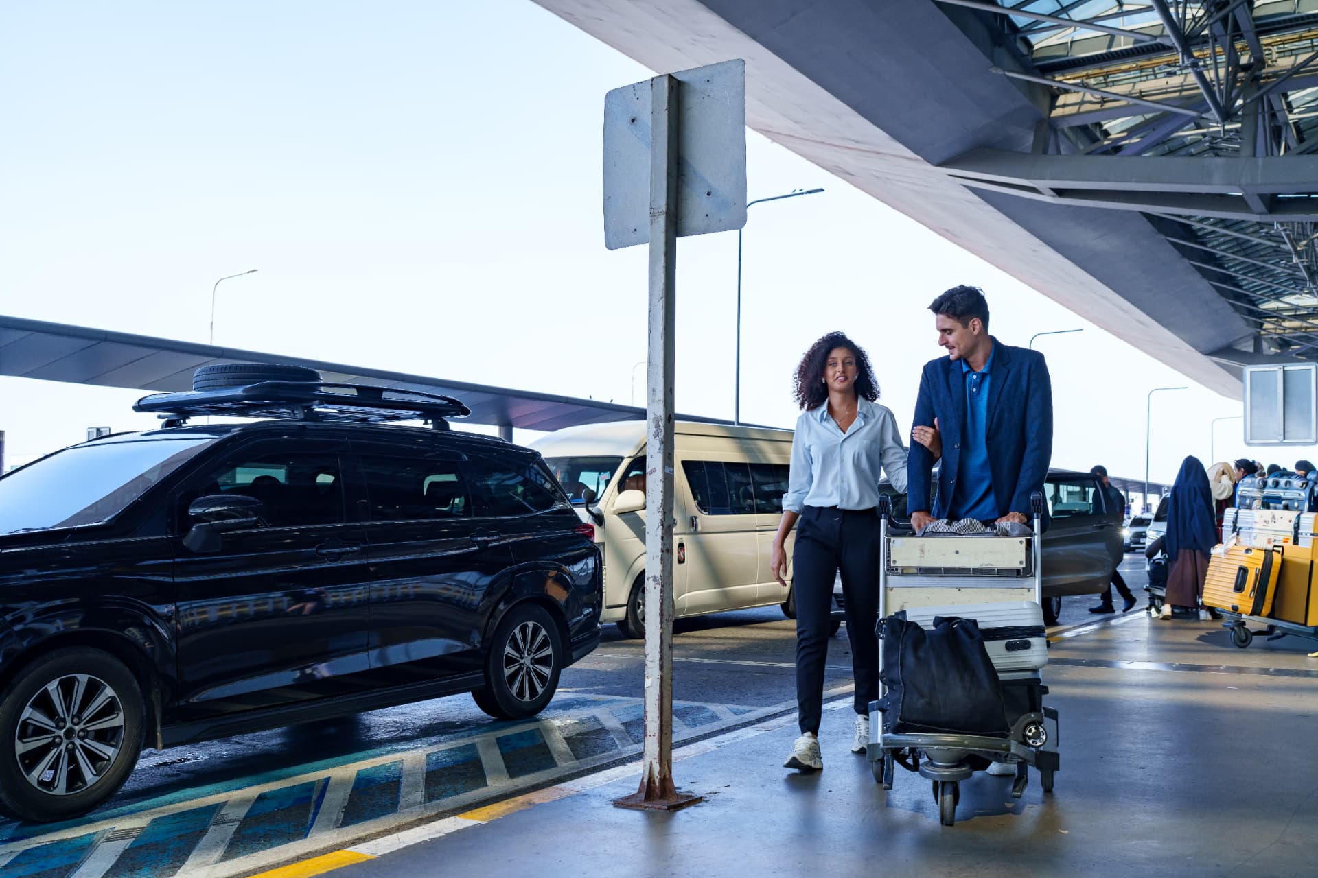 Flughafentransfer Bessenbach Flughafentransfer Bessenbach – Taxi am Flughafen-Terminal